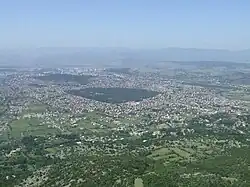 Podgorica panoramic view.