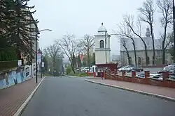 Zamkowa Street in Sanok, 2014