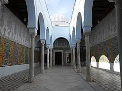 Vestibule corridor leading into the mausoleum