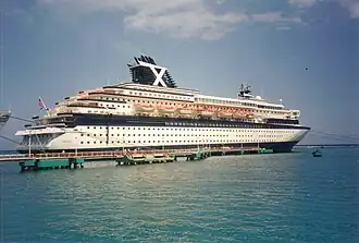 Zenith in Celebrity livery at Ocho Rios, Jamaica