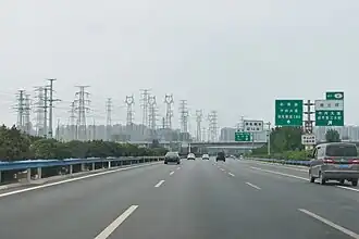 The expressway near South 3rd Ring Road