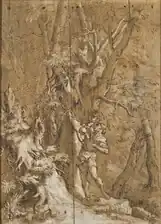 Oedipus Abandoned (65 x 45 cm.), Nationalmuseum