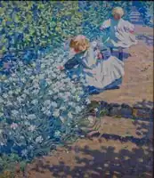 Picking Flowers, c. 1912, oil on canvas, 94 x 78.8 cm