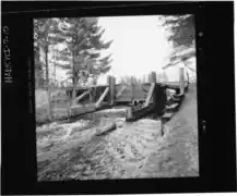 Middle and southern sluicegate from downstream, south bank