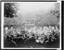 President McKinley front porch re-election campaign in Canton, Ohio 1900