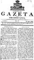 First edition of Gazeta de Transilvania (1838)